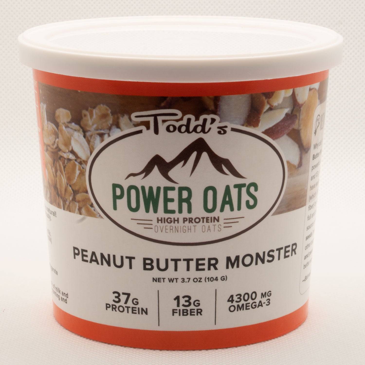 High Protein Peanut Butter Overnight Oats